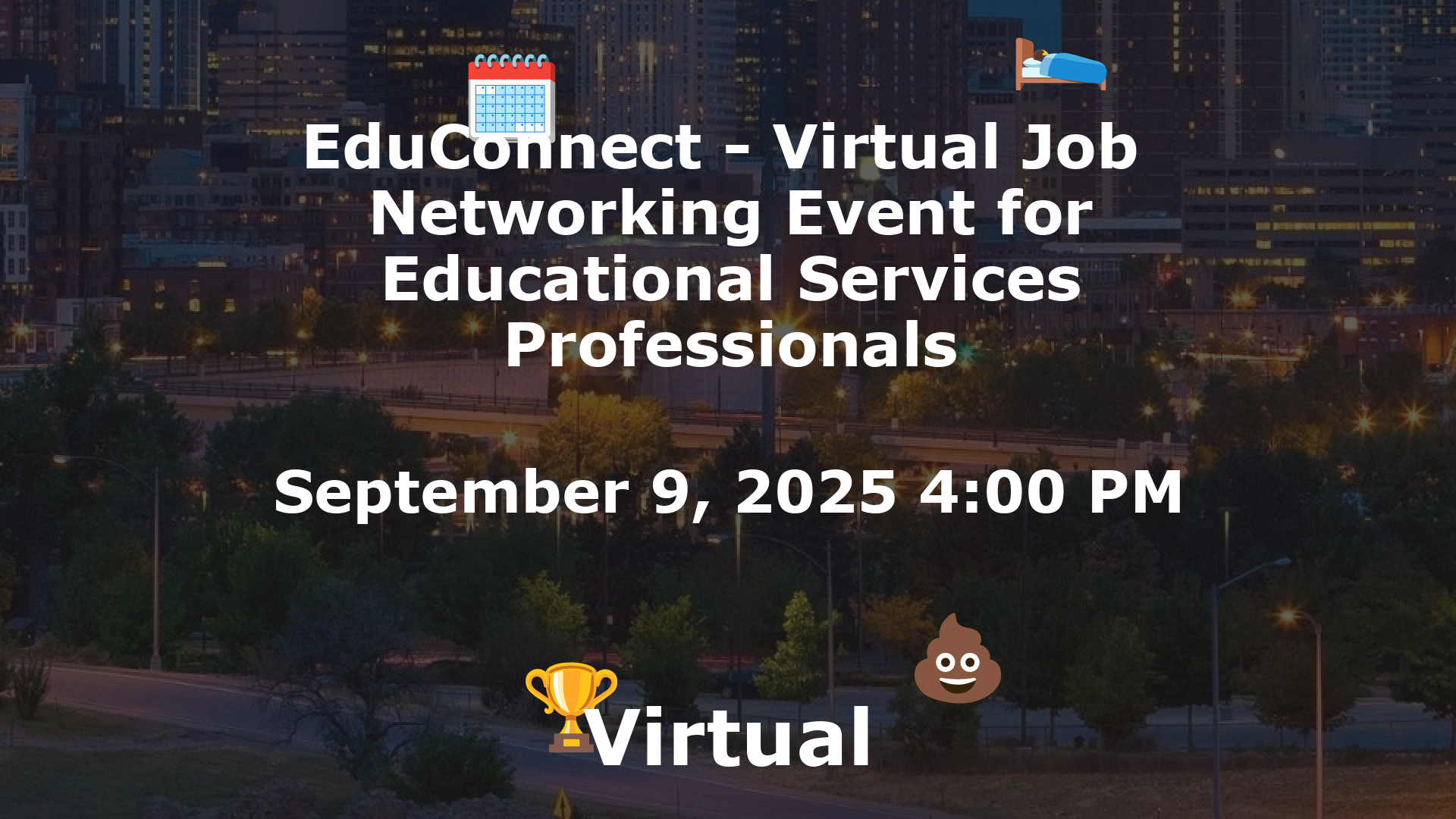 EduConnect - Virtual Job  Networking Event for Educational Services Professionals event image